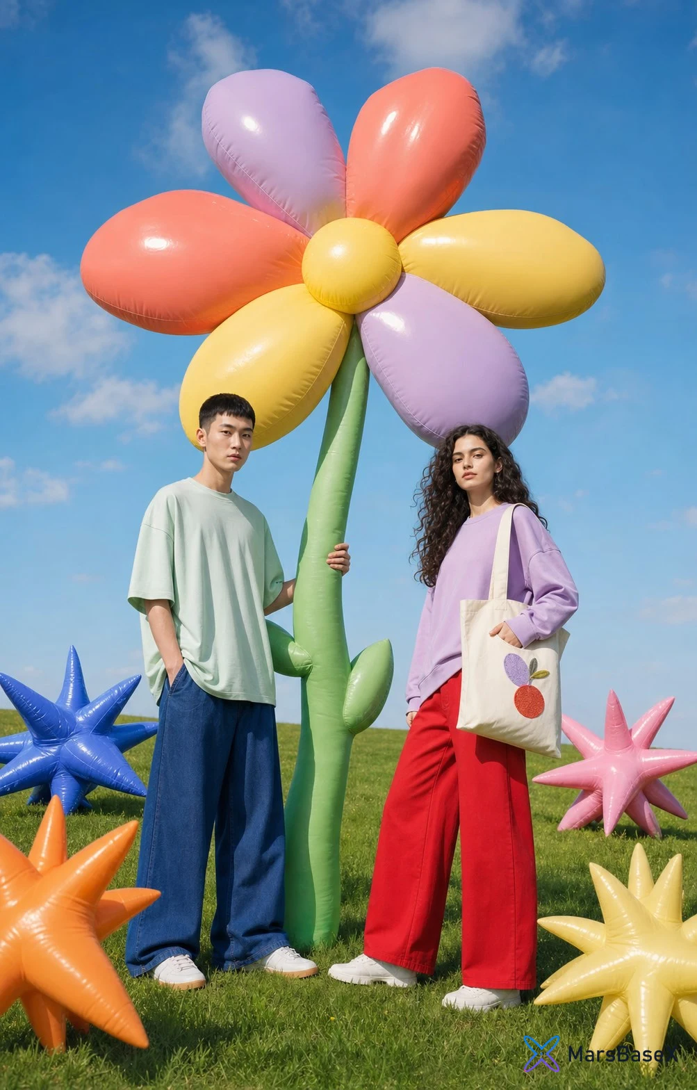 Inflatable Meadow Duo