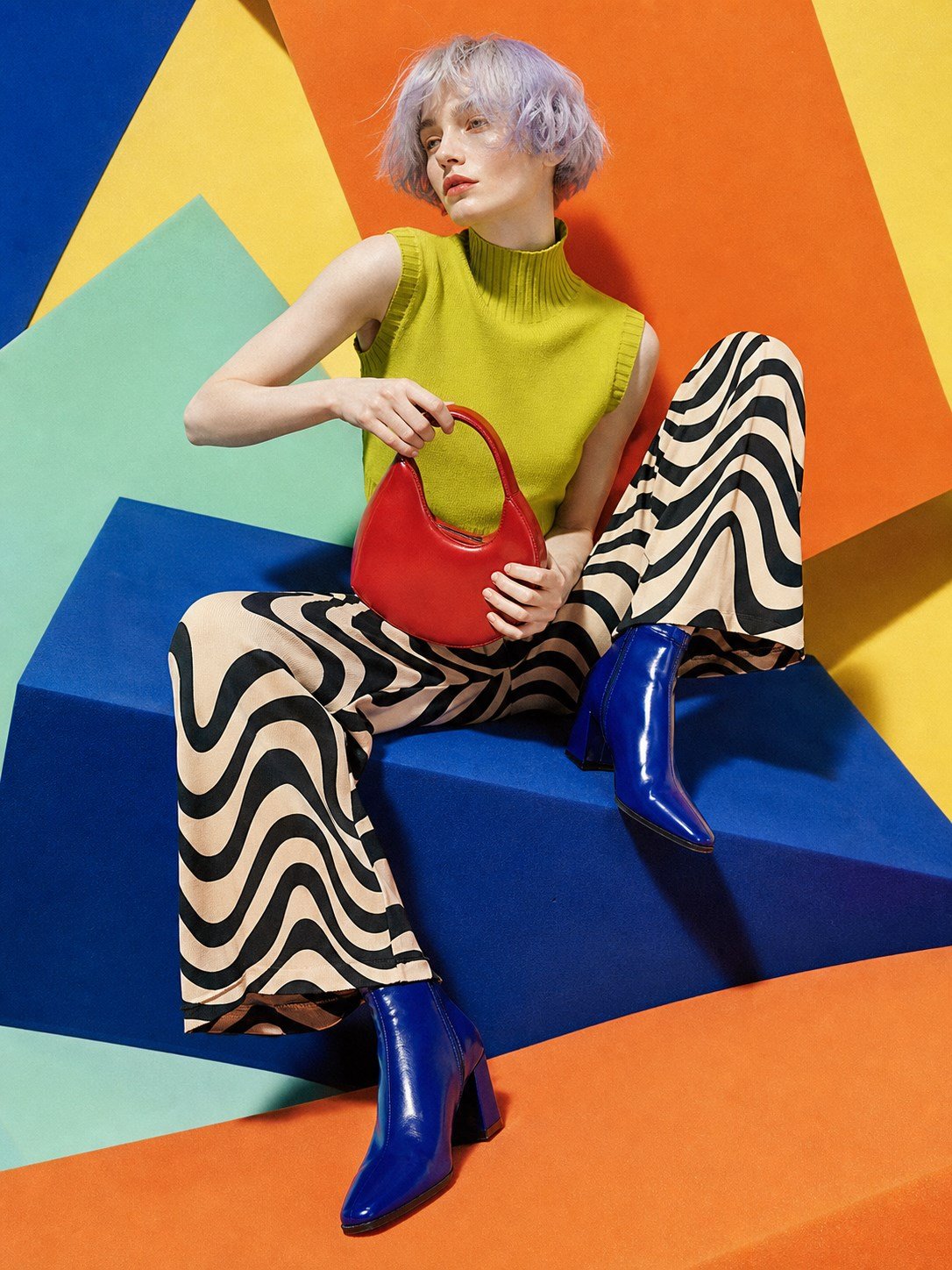 Color Block Wave Editorial