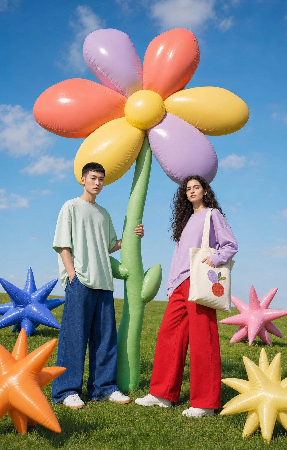 Inflatable Meadow Duo