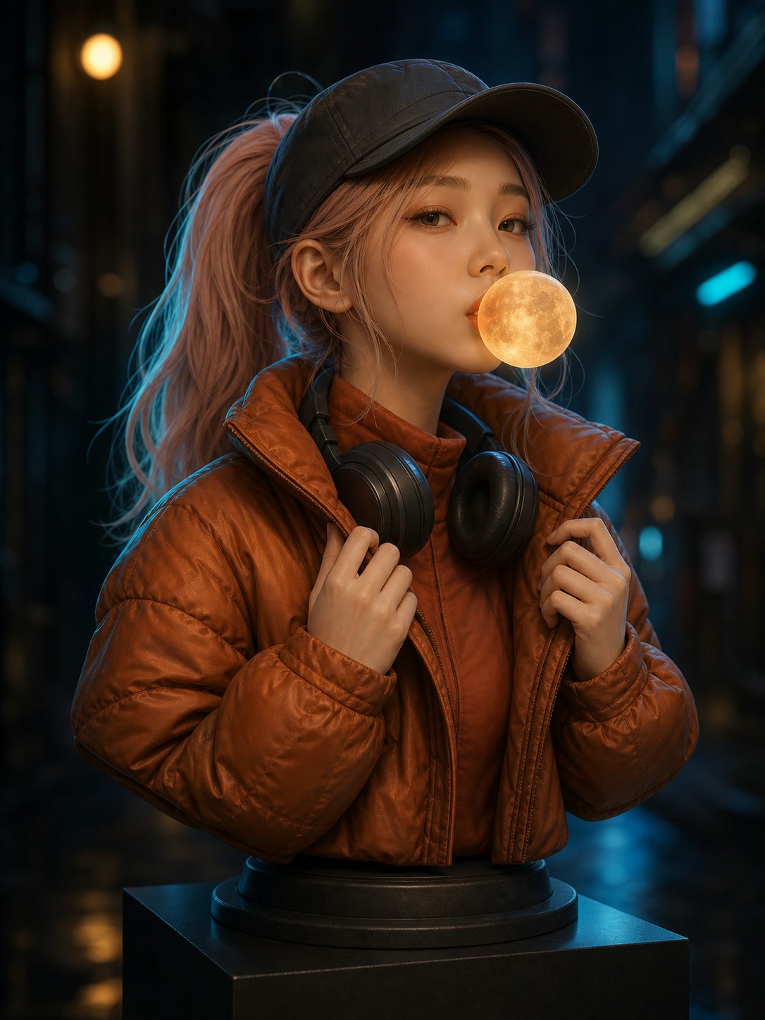 Moon Bubble Night