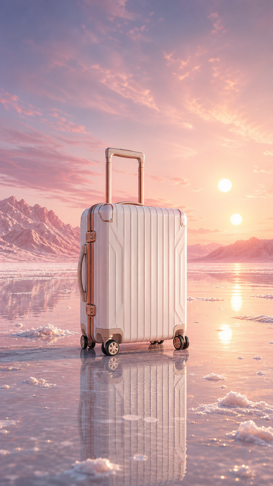 Rose Salt Luggage