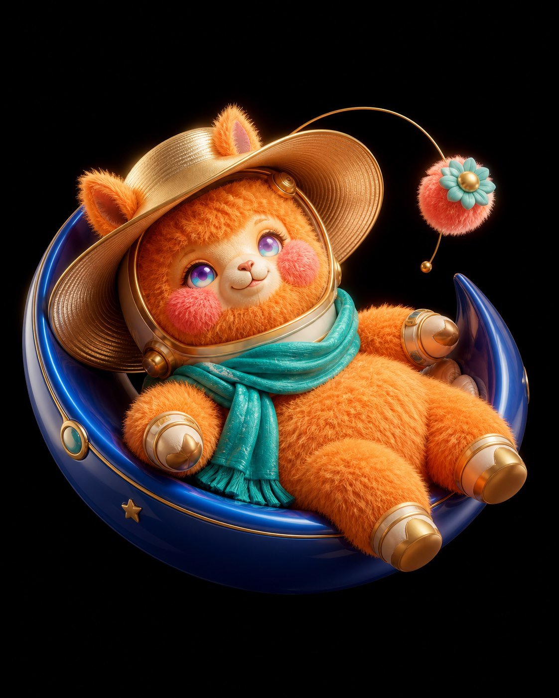 Tangerine Orbit Alpaca