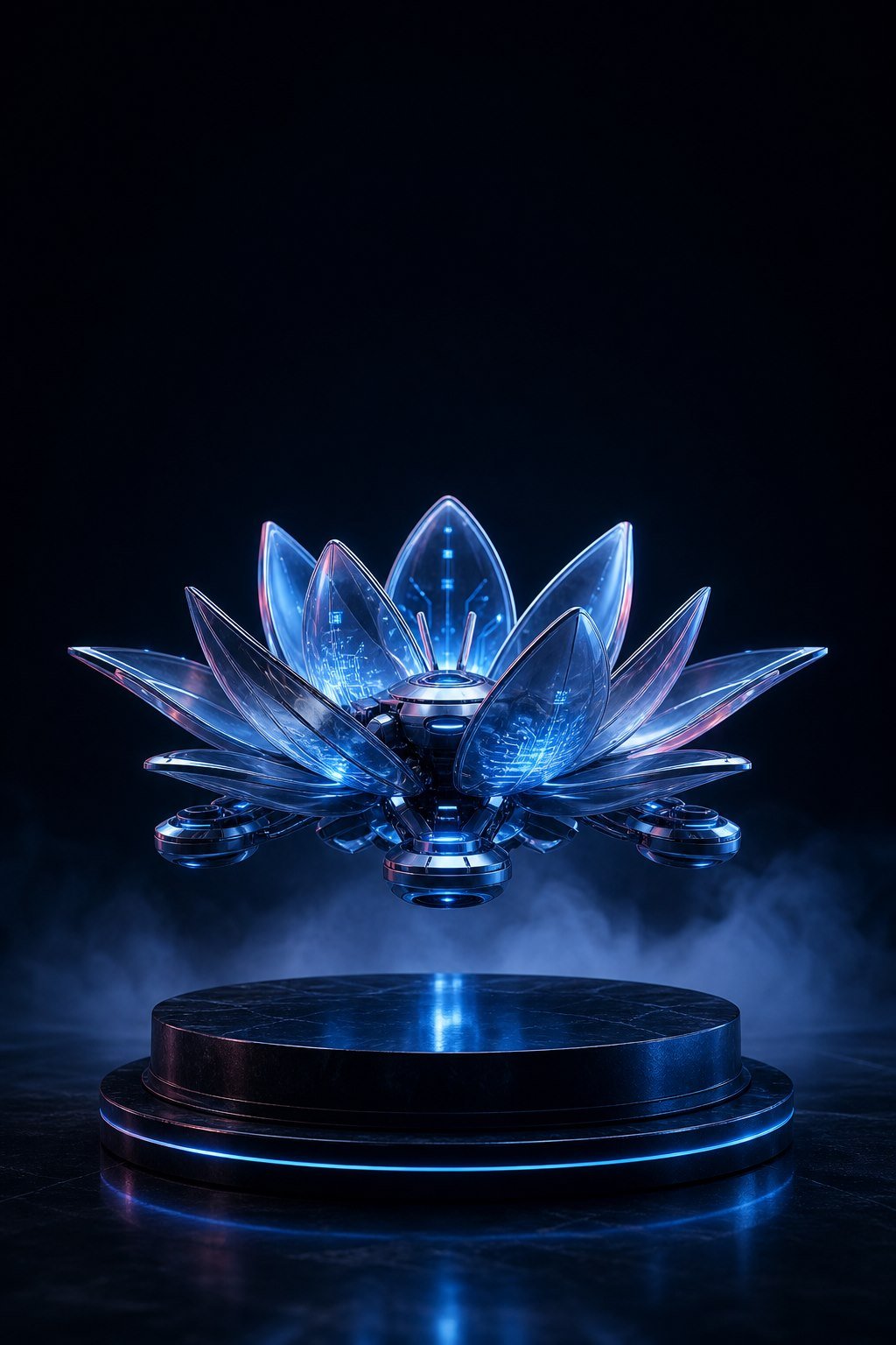 Holographic Lotus Drone