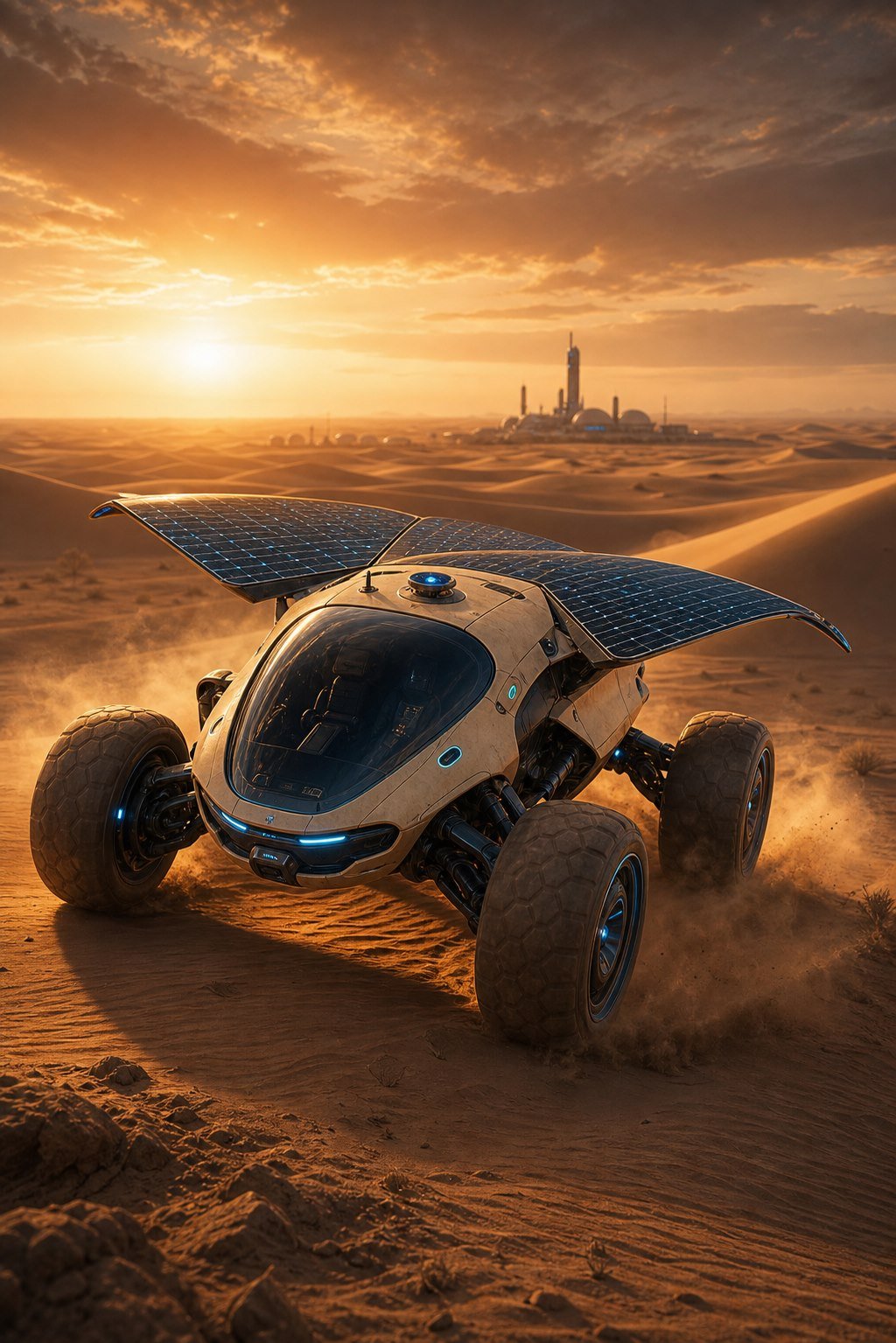Solar Desert Rover