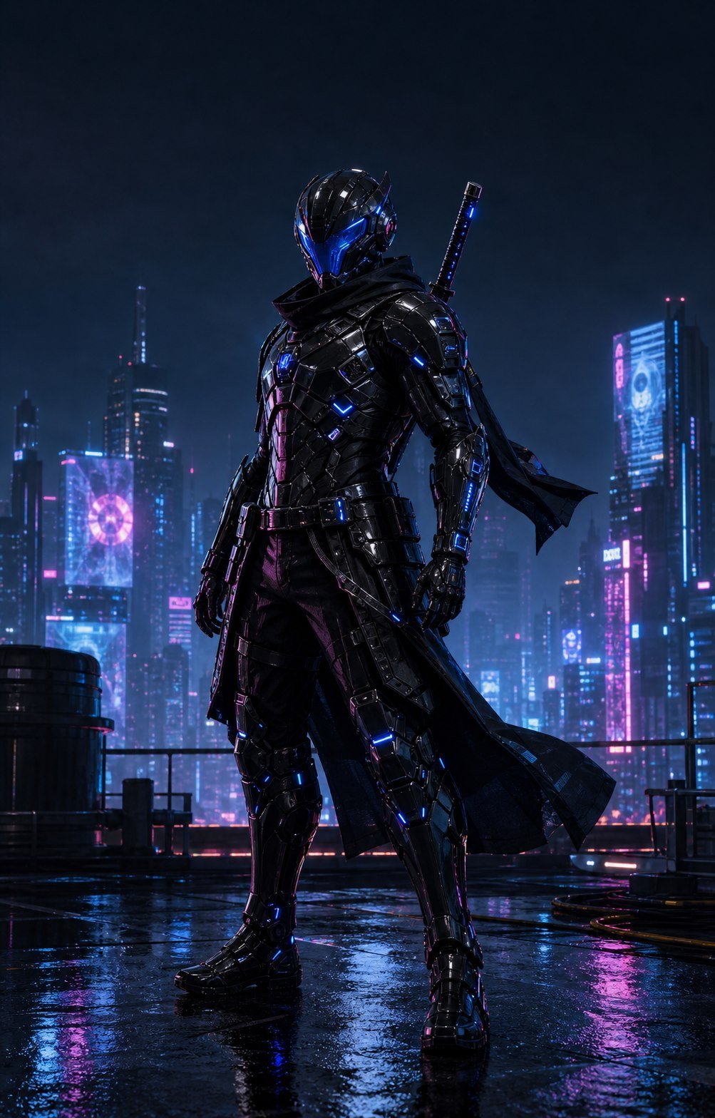 Cyber Samurai Character