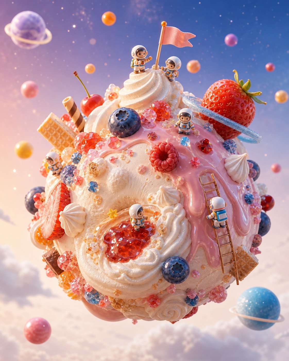 Miniature Dessert Planet