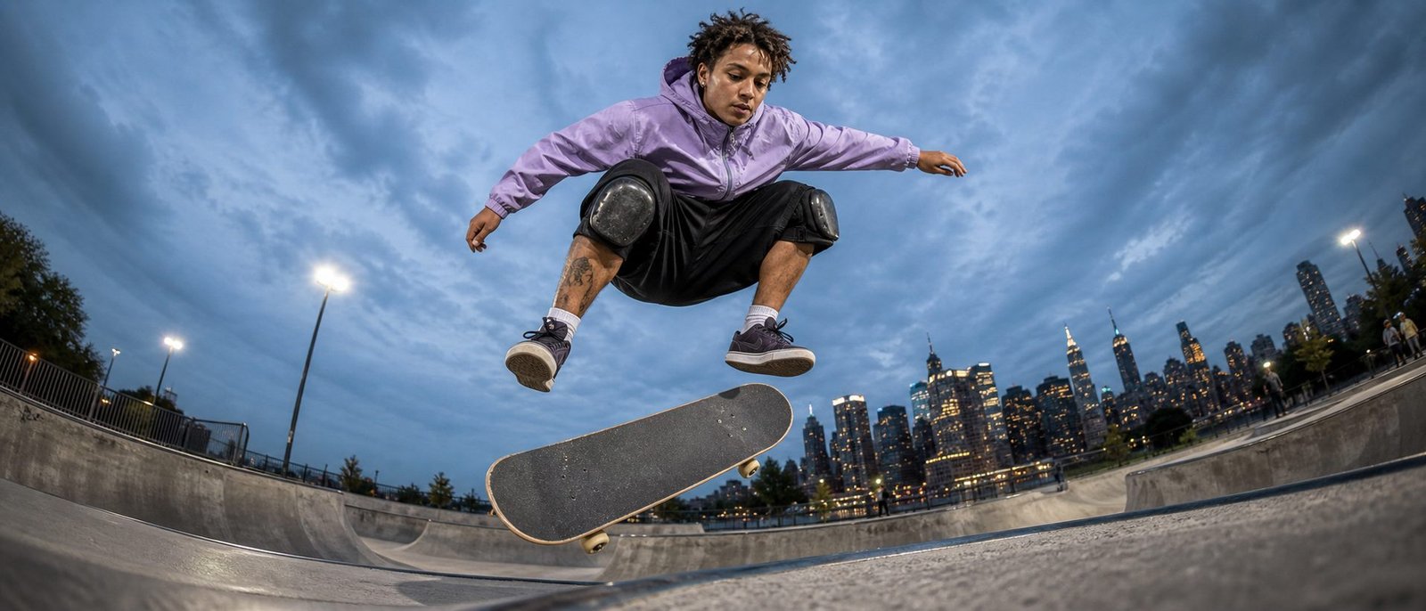 City Ramp Kickflip