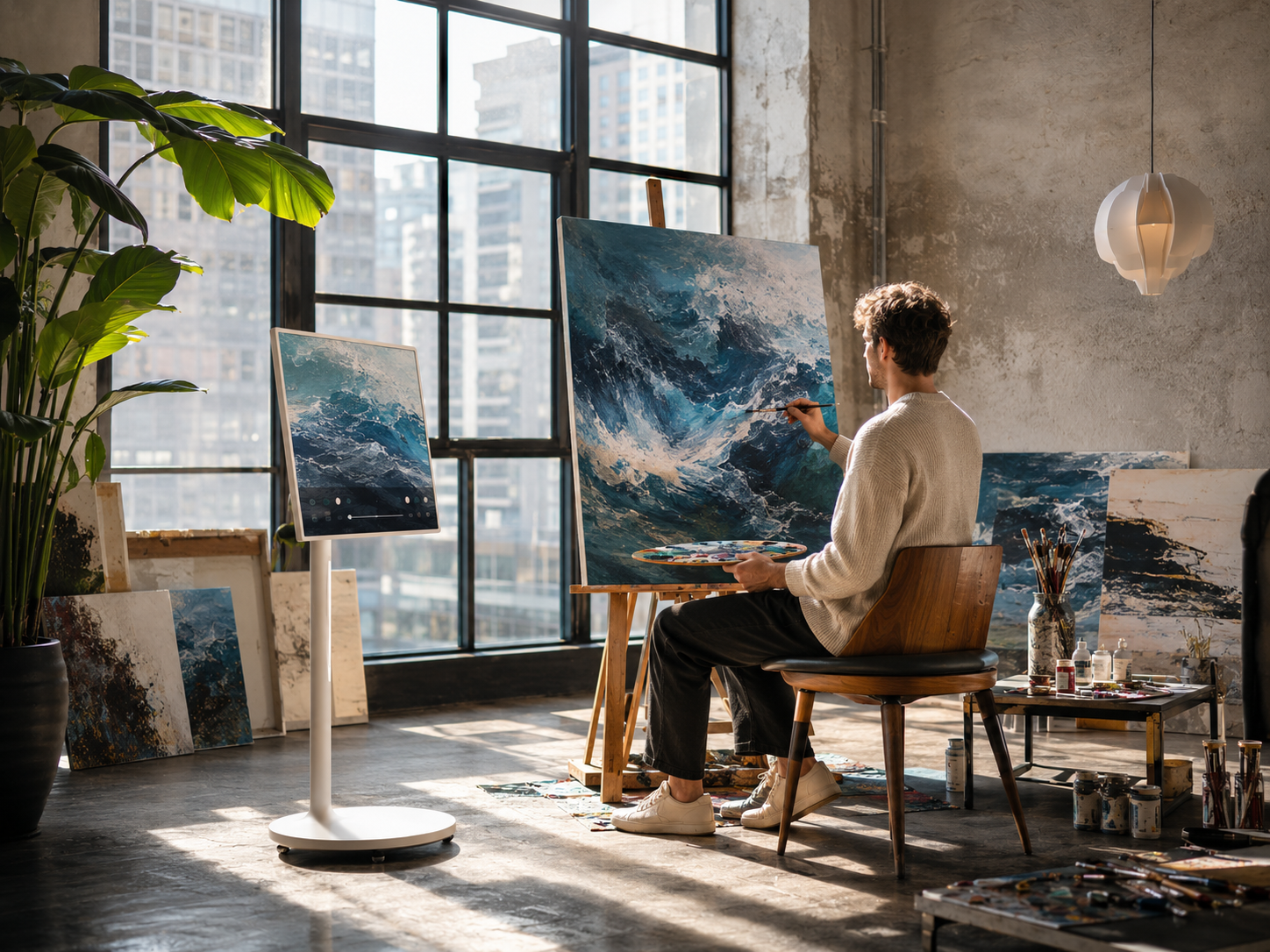 High-end modern art studio