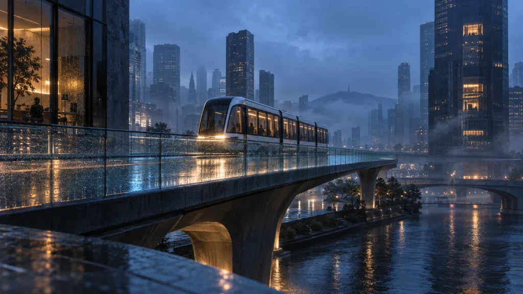 Midnight Glass Transit